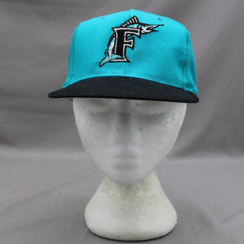 Florida Marlines Hat (VTG) - Two Tone by Competitor - Adult Snapback (NWOT)